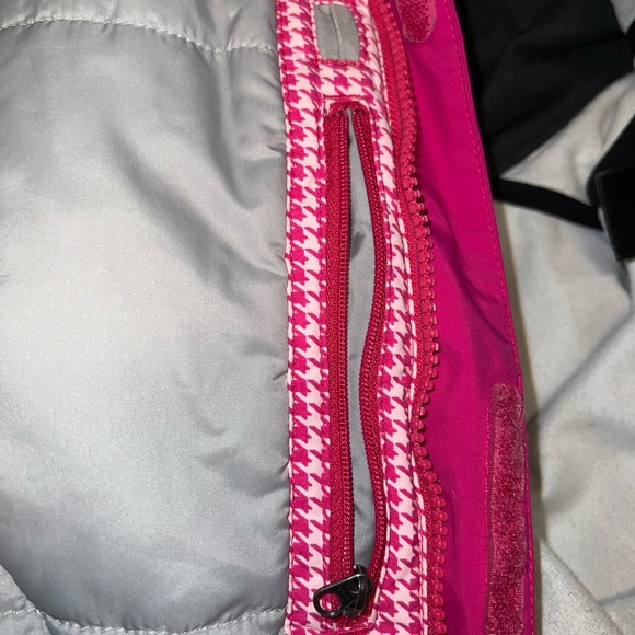 The North Face Pink Houndstooth Hyvent Jacket - Picture 14 of 16